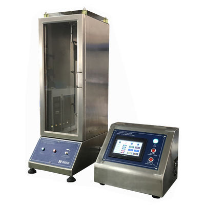 Хорошая цена Оборудование для испытания воспламеняемости Вертикальный испытатель пламени для текстиля для послепламенной огнестойкости и тенденции длины угля онлайн